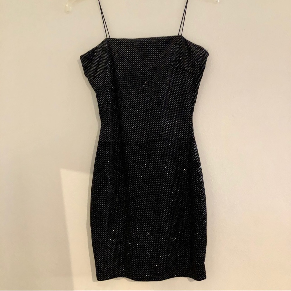 Windsor black and sparkly silver dress